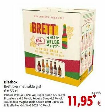 Colruyt Bierbox brett bier met wilde gist aanbieding