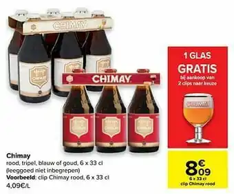 Carrefour Market Chimay rood aanbieding