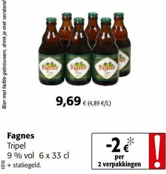 Colruyt Fagnes tripel aanbieding