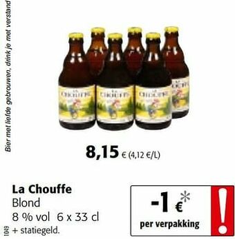 Colruyt La chouffe blond aanbieding