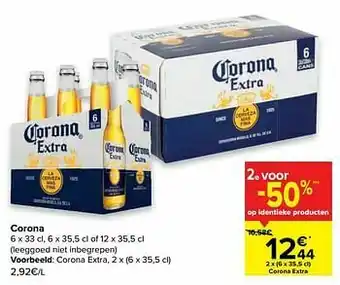 Carrefour Corona extra aanbieding