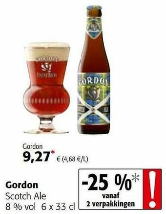 Colruyt Gordon scotch ale aanbieding