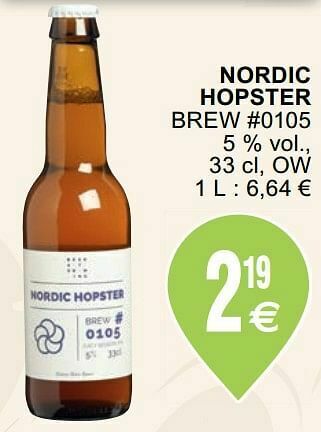 Cora Nordic hopster brew #0105 aanbieding