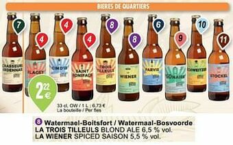 Watermael-Boitsfort / Watermaal-Bosvoorde LA TROIS TILLEULS BLOND ALE