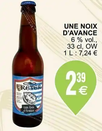 Cora Une noix d’avance aanbieding