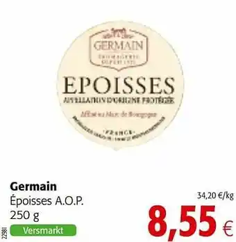 Colruyt Germain époisses a.o.p. aanbieding