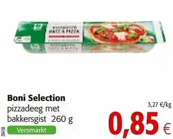 Colruyt Boni selection pizzadeeg met bakkersgist aanbieding