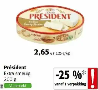Colruyt Président extra smeuïg aanbieding