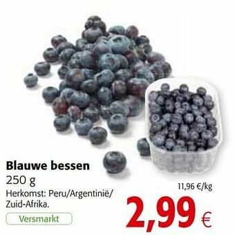 Colruyt Blauwe bessen aanbieding