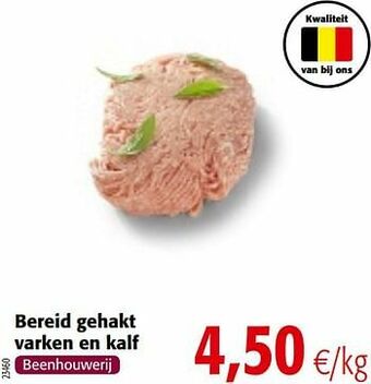 Colruyt Bereid gehakt varken en kalf aanbieding