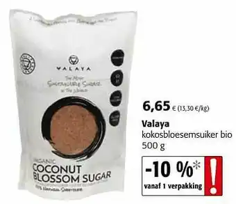Colruyt Valaya kokosbloesemsuiker bio aanbieding