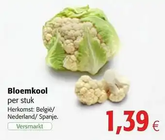 Colruyt Bloemkool aanbieding