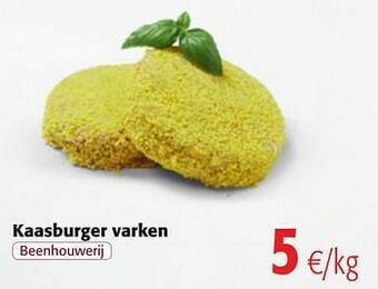 Colruyt Kaasburger varken aanbieding