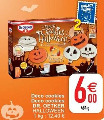 Cora Déco cookies deco cookies dr. oetker halloween aanbieding