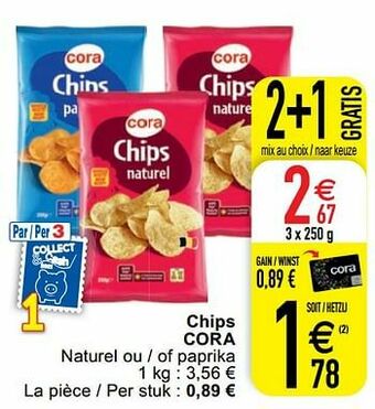 Cora Chips cora aanbieding