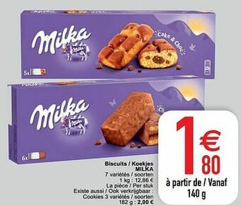 Cora Biscuits - koekjes milka aanbieding