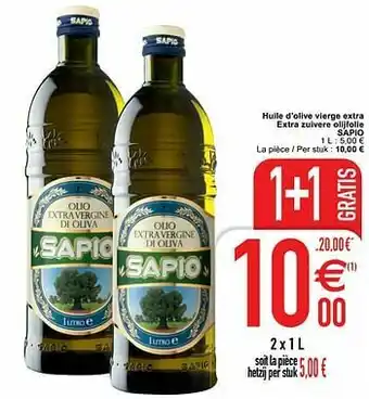 Cora Huile d`olive vierge extra extra zuivere olijfolie sapio aanbieding
