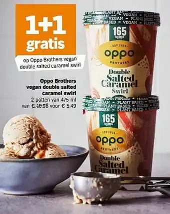 Oppo brothers vegan double salted caramel swirl