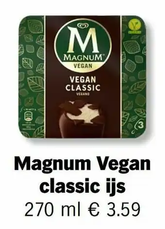 Magnum vegan classic ijs
