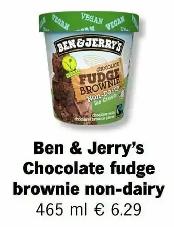 Albert Heijn Ben + jerry’s chocolate fudge brownie non-dairy aanbieding