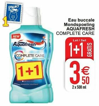 Cora Eau buccale mondspoeling aquafresh complete care aanbieding