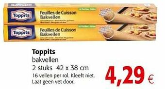 Colruyt Toppits bakvellen aanbieding