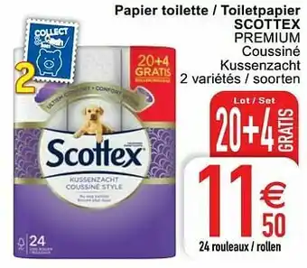 Cora Papier toilette - toiletpapier scottex premium aanbieding