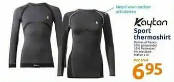 Action Sport thermoshirt aanbieding