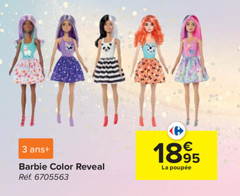 Carrefour Barbie Color Reveal aanbieding