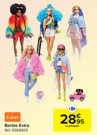 Carrefour Barbie Extra aanbieding