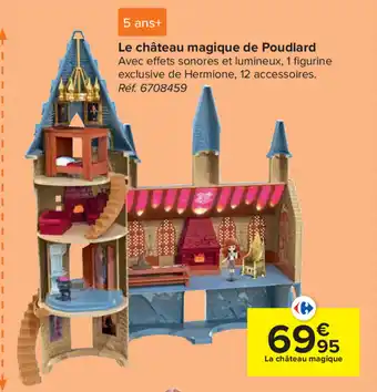Carrefour Le chateau magique de Poudlard aanbieding