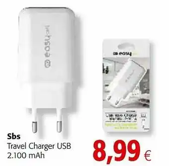 Sbs travel charger usb