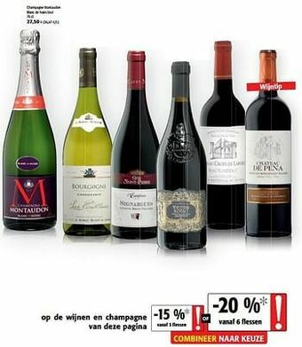 Colruyt Champagne montaudon blanc de noirs brut aanbieding