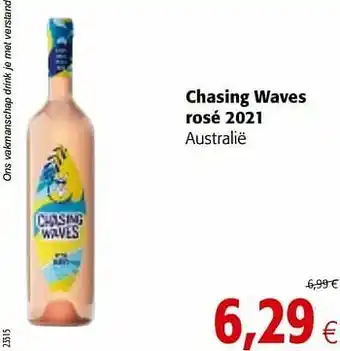 Colruyt Chasing waves rosé 2021 australië aanbieding