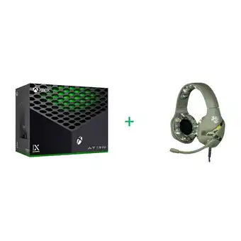 Electro Depot Console XBOX X- Serie 1Tb+ camouflage headset aanbieding