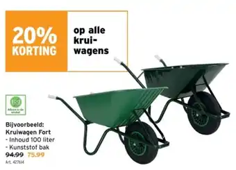 GAMMA Bijvoorbeeld: Kruiwagen Fort aanbieding