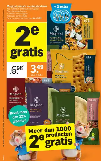 Magioni Pizza's En Pizzabodems Voor 2 stuks