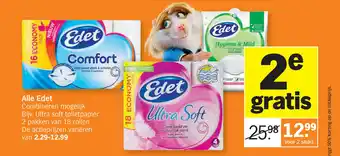 Albert Heijn Alle Edet Voor 2 stuks aanbieding
