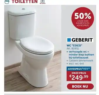 Zelfbouwmarkt WC “COCO” aanbieding