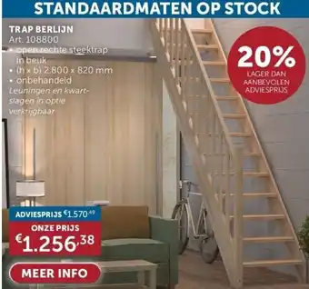 Zelfbouwmarkt TRAP BERLIJN aanbieding