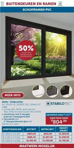 Zelfbouwmarkt SERIE - STABILOTEC aanbieding