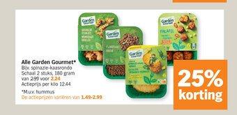 Albert Heijn Alle Garden Gourmet aanbieding