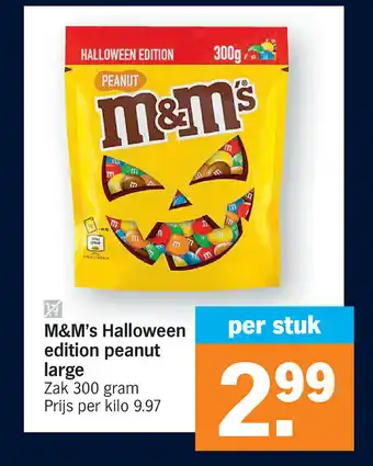 M&M's Halloween Edition Peanut Large 300 gram