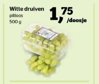 Spar Witte Druiven 500g aanbieding