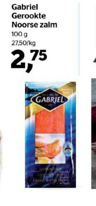 Gabriel Gerookte Noorse Zalm 100g