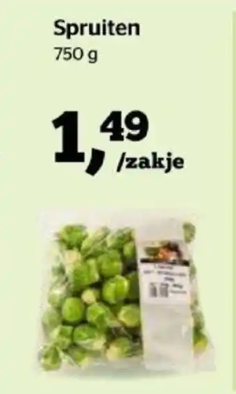 Spar Spruiten 750g aanbieding