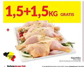 Intermarché Kippenbillen 1 kilo aanbieding