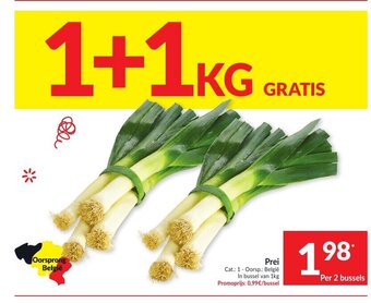 Intermarché Prei per 2 bussels aanbieding