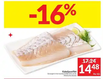 Intermarché Kabeljauwfilet 1kg aanbieding