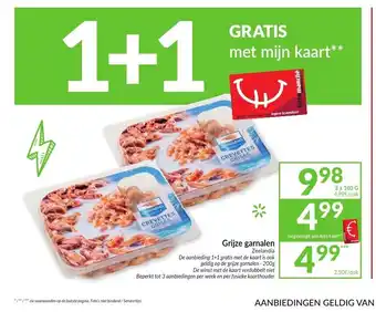 Intermarché Grijze Garnalen 2 x 100g aanbieding